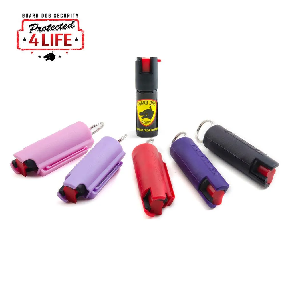 10 Units Lilac Guard Dog Hard Case Pepper Sprays