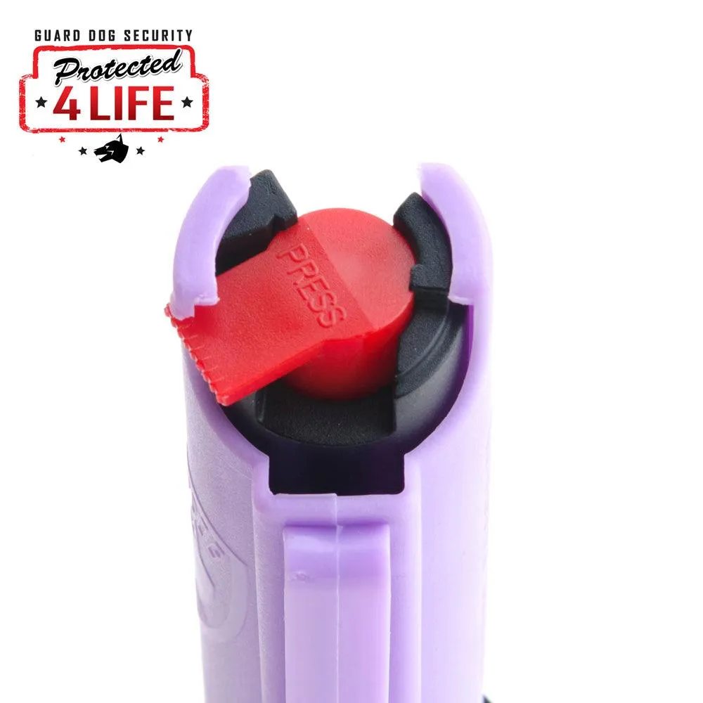 10 Units Lilac Guard Dog Hard Case Pepper Sprays