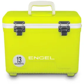 13 Quart Drybox / Cooler: Yellow High Viz