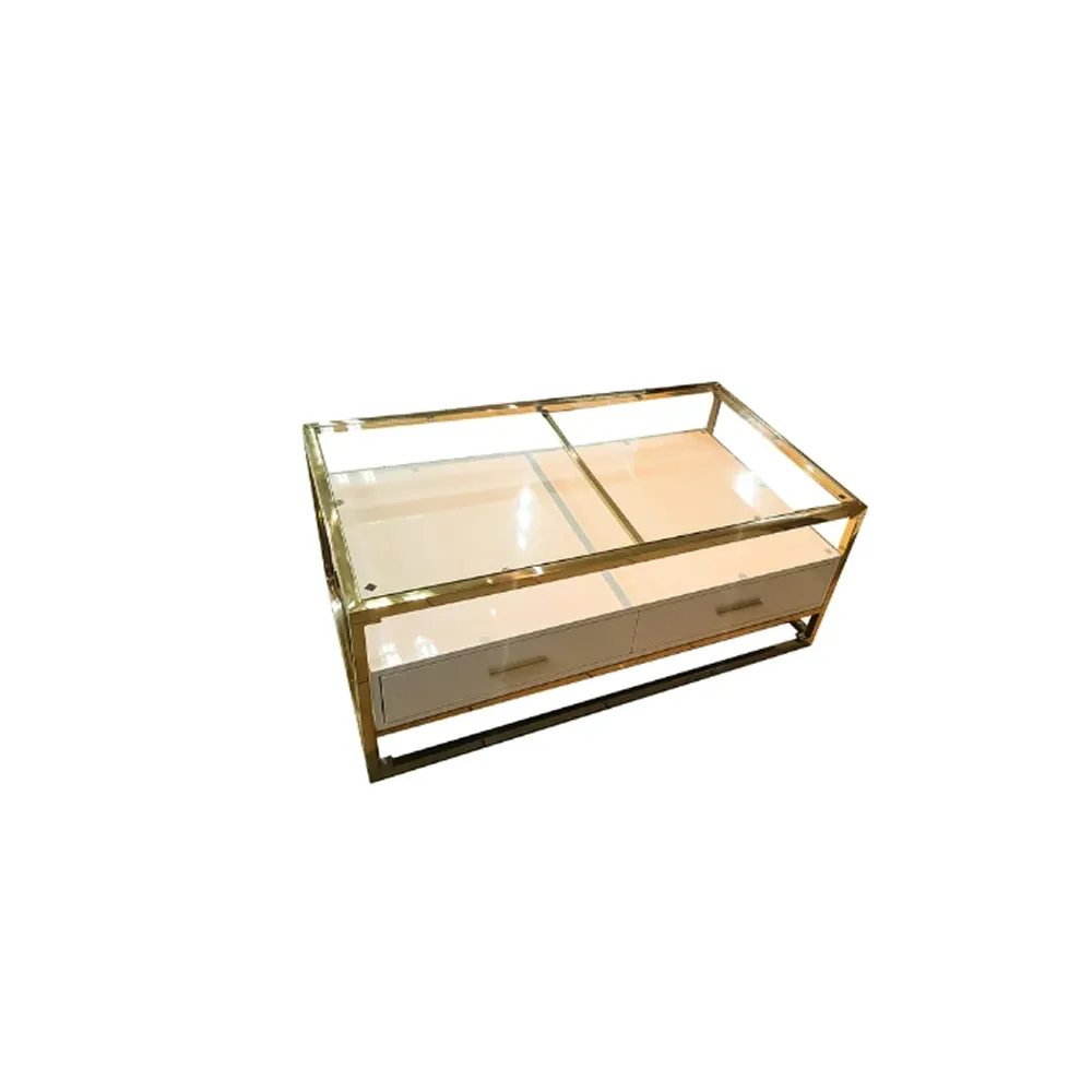 2 Drawers Modern Style Coffee Table