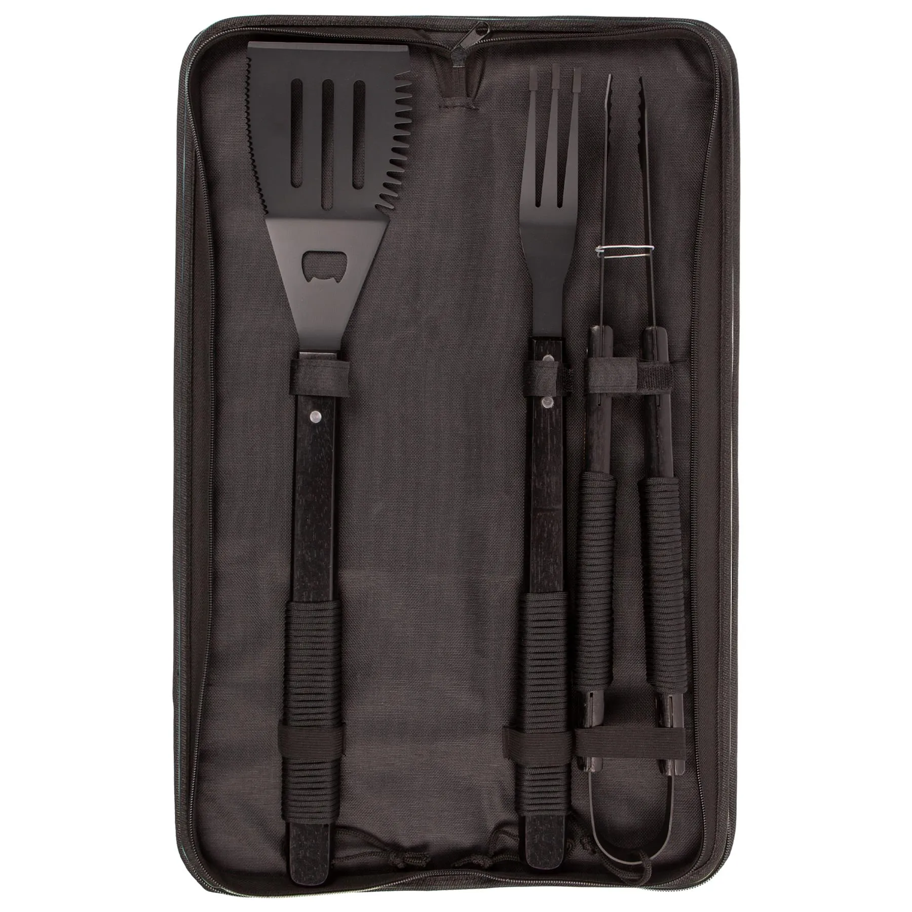 3pc Wooden BBQ Tool Set - By BobbyQ