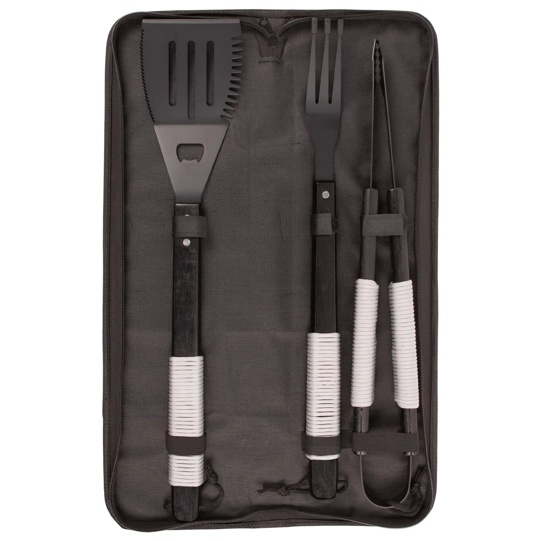 3pc Wooden BBQ Tool Set - By BobbyQ