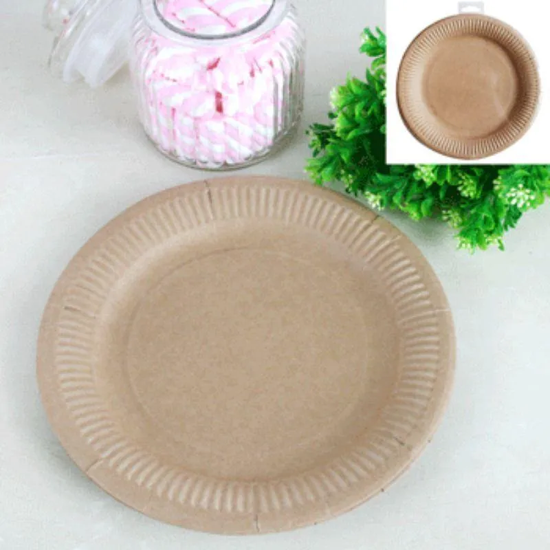 50 Pack Eco Paper Plates - 23cm
