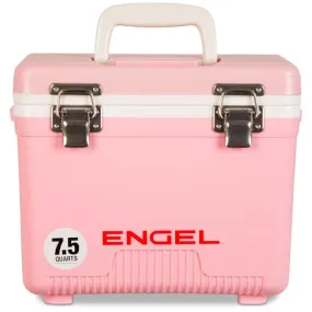7.5 Quart Drybox / Cooler: Pink