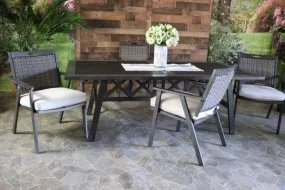 ADDISON 5 PIECE DINING SET - 42" x 84" Dining Table and 4 Chairs