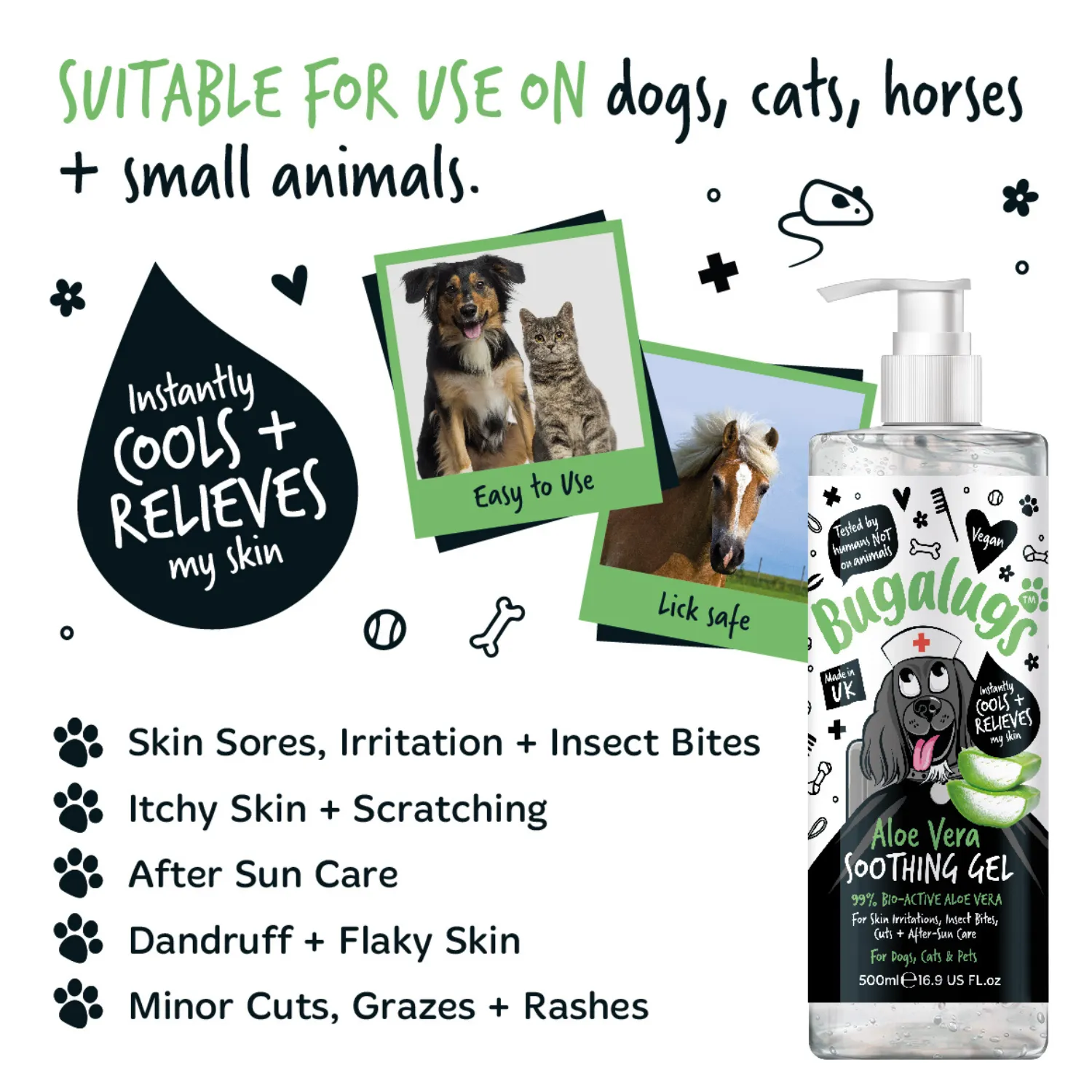 Aloe Vera Soothing Gel for Pets