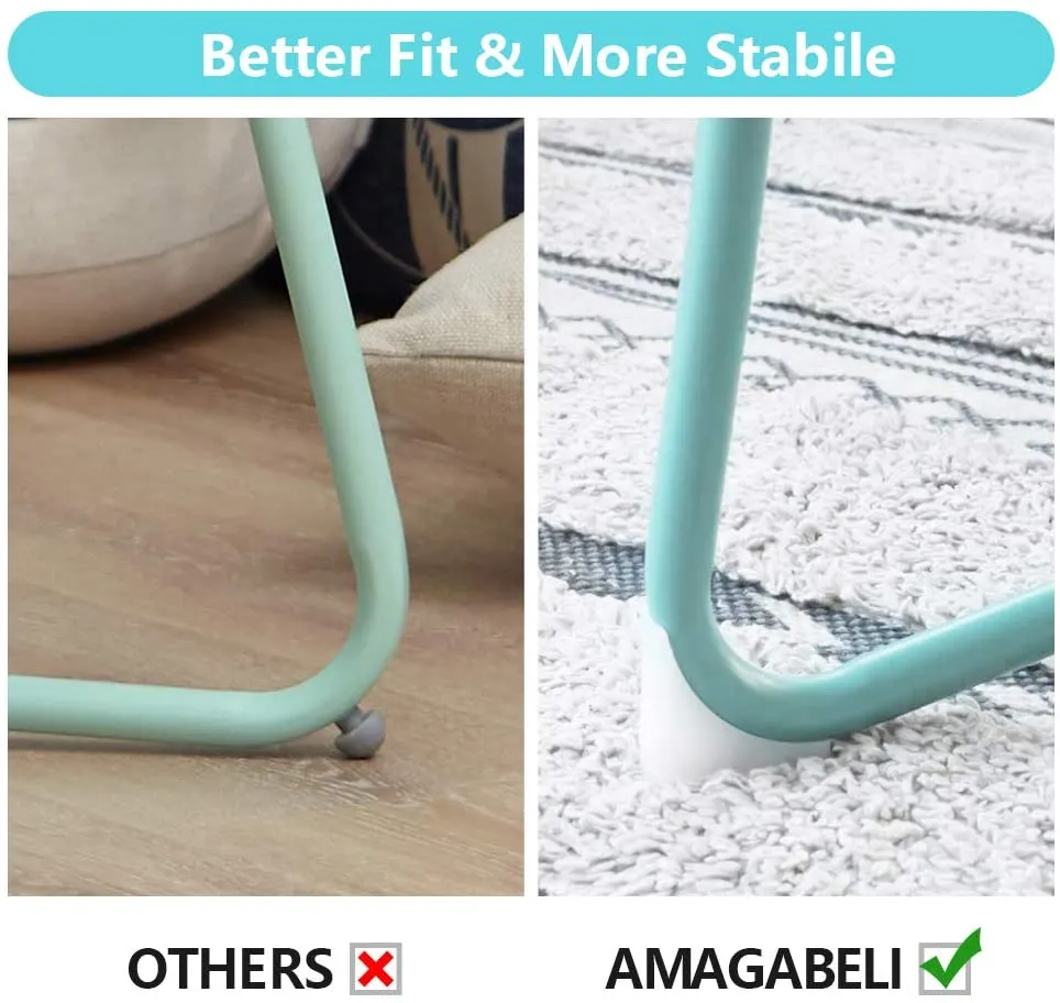 Amagabeli Metal Patio Side Table 18”x18” Weather Resistant Outdoor End Table Mint Green Model No. ET089