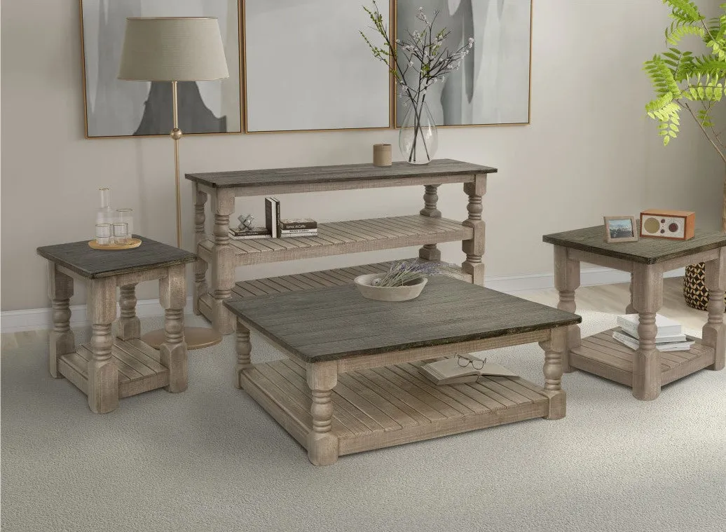 Aria Solid Wood Square Coffee Table