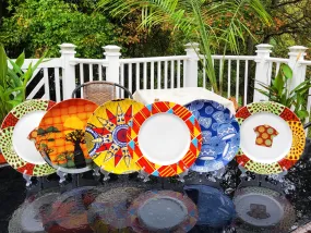 Assorted Ceramic Plate Set