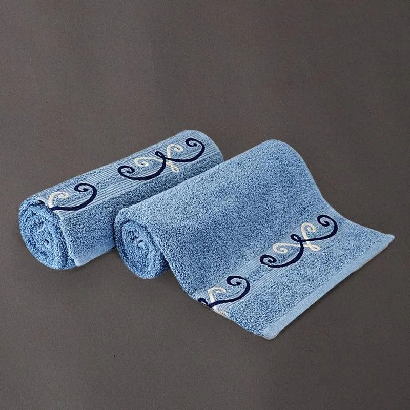 Blue Silly Cuddly Towel (Set of Eight)