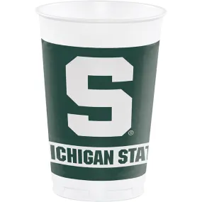 Bulk Michigan State University 20 oz Plastic Cups (96 per Case)
