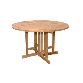Butterfly 47" Round Folding Table By Anderson Teak