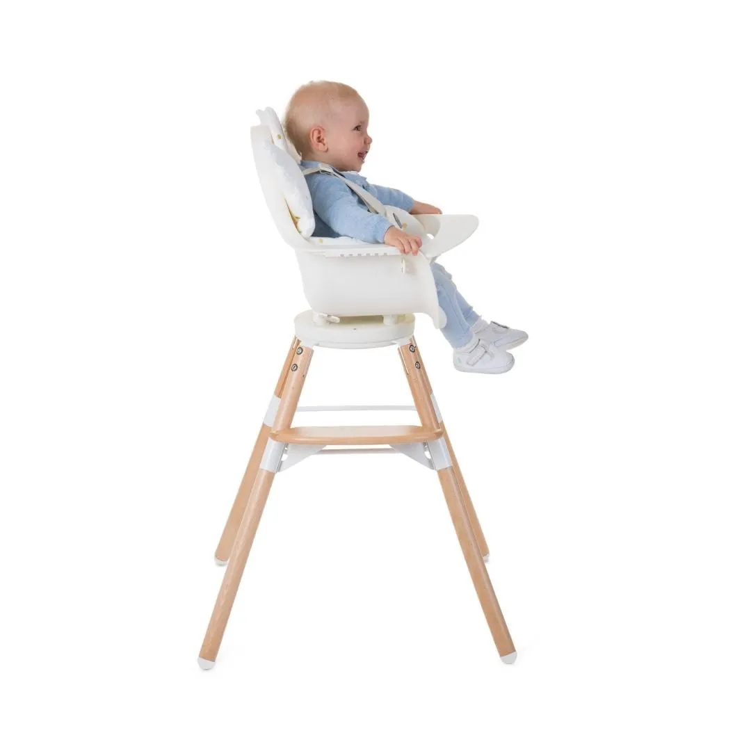 Childhome Angel Universal Seat Cushion - Jersey/Gold Dots