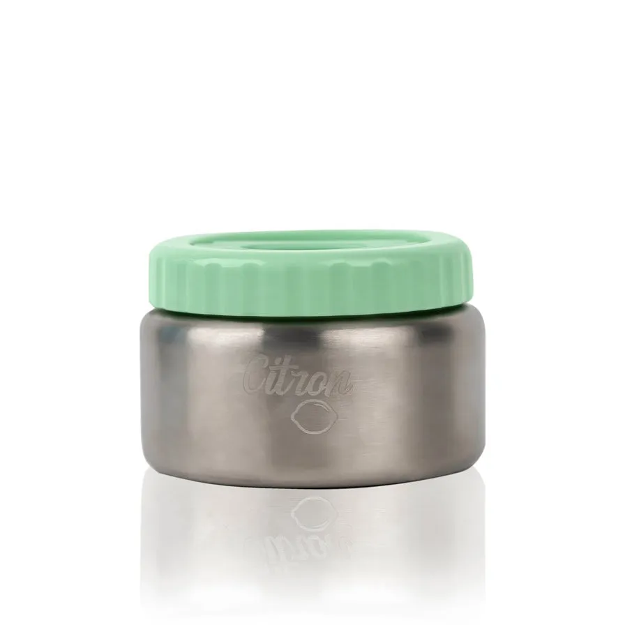 Citron Stainless Steel Food Jar 250ml - Green