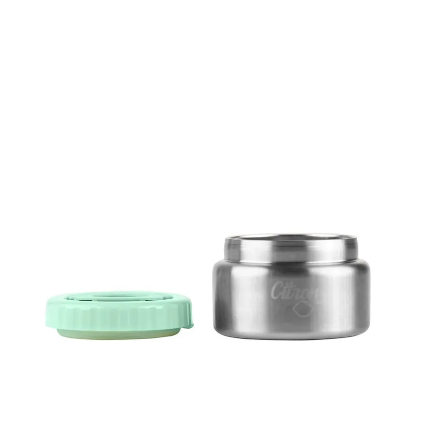 Citron Stainless Steel Food Jar 250ml - Green