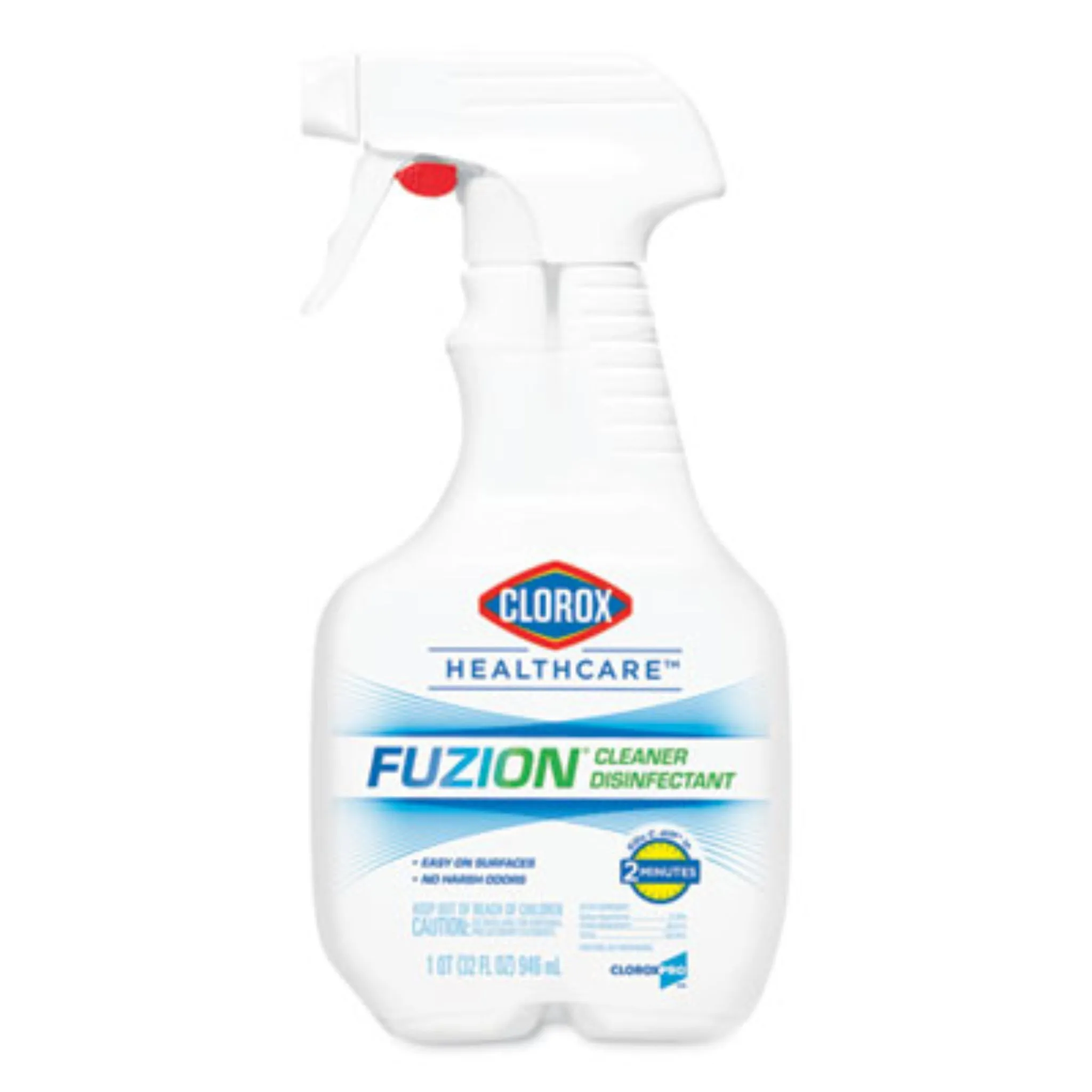 CLOROX SALES CO. CLO31478 Fuzion Cleaner Disinfectant, Unscented, 32 Oz Spray Bottle, Carton of 9