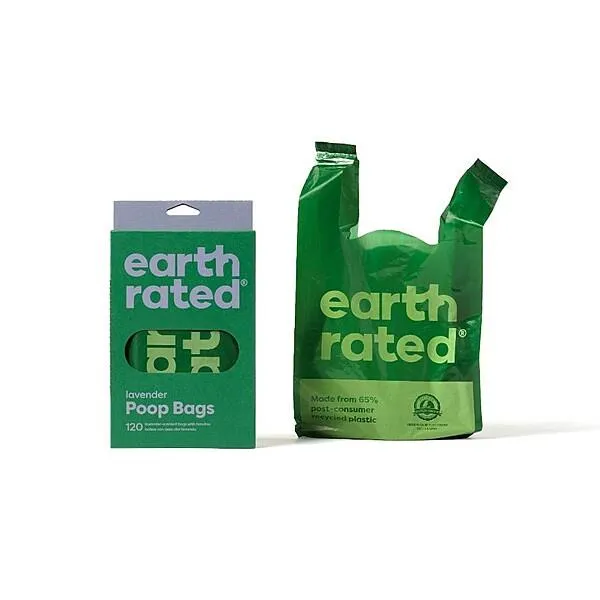Earth Rated Easy-Tie Handle Bags Lavender 120-Pack