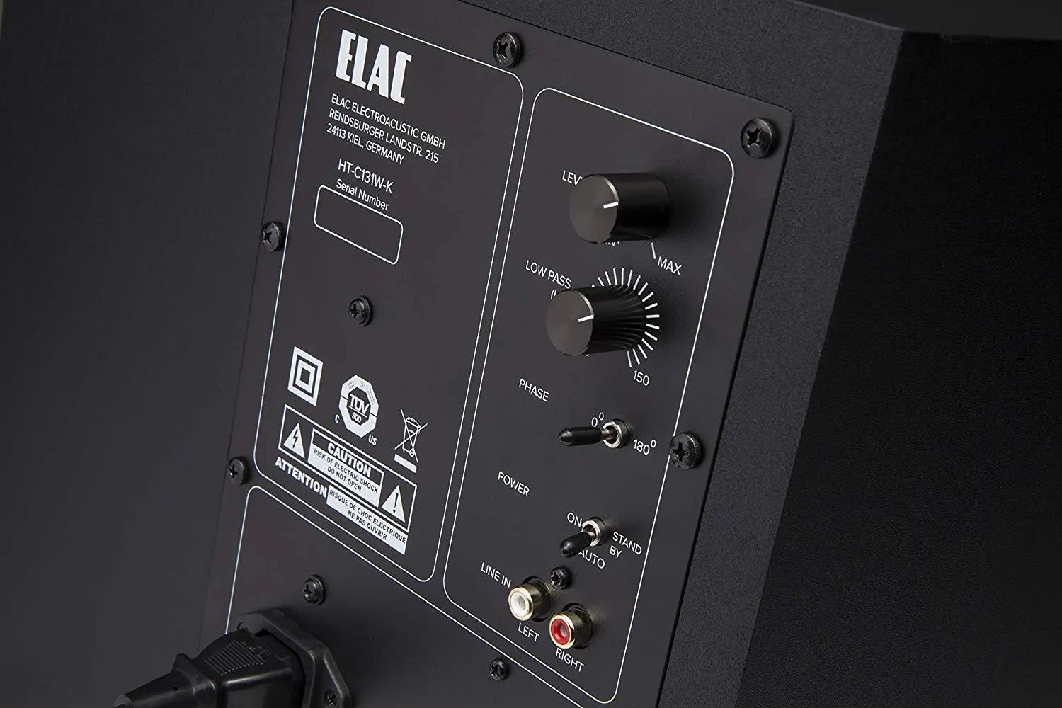 ELAC Cinema 5 Home Theater 5.1 Channel Speaker System (HT-C131W-K)