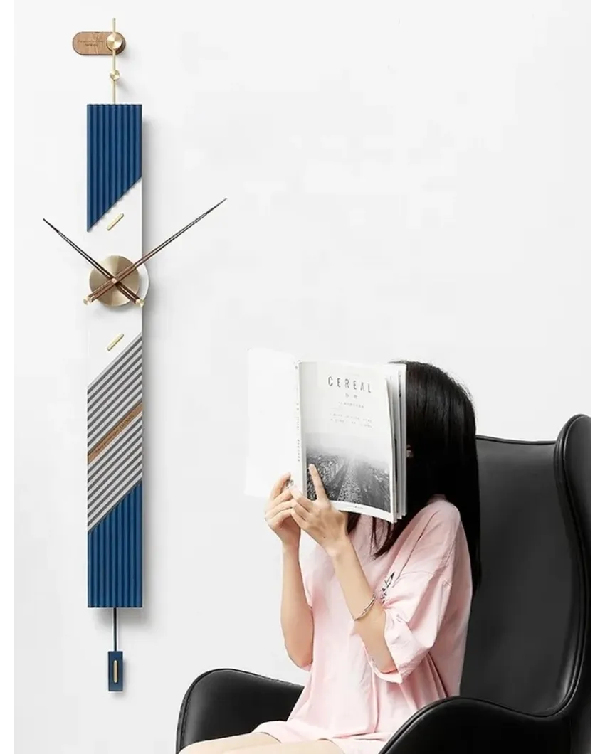 Energetic Rhythmic Beat Music Wall Clock | 6 x 52 inches
