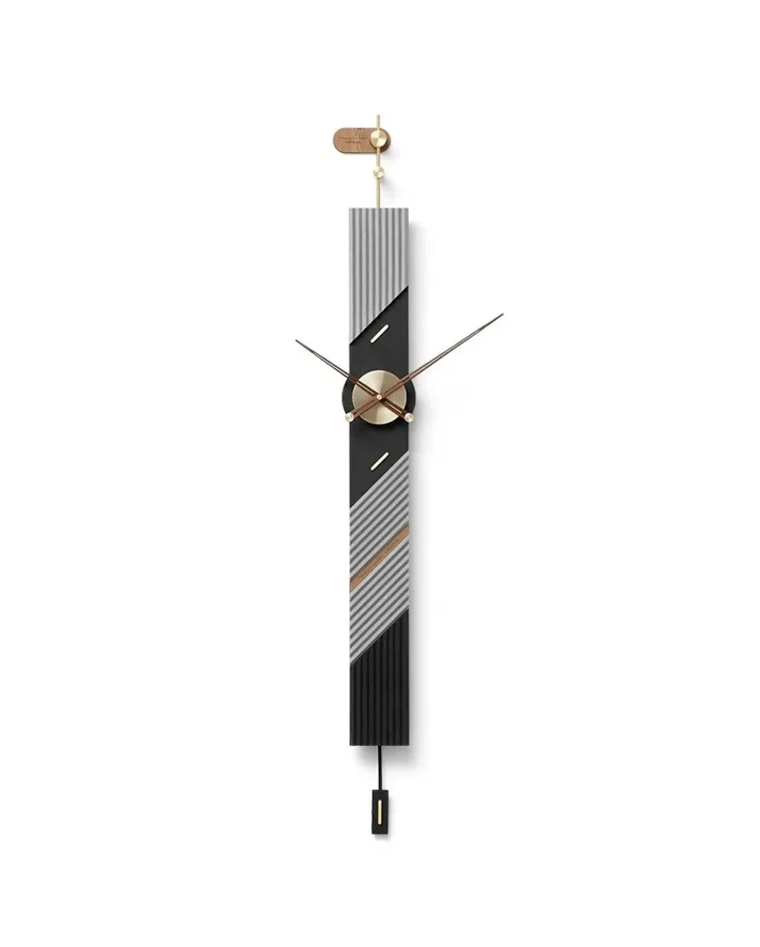 Energetic Rhythmic Beat Music Wall Clock | 6 x 52 inches