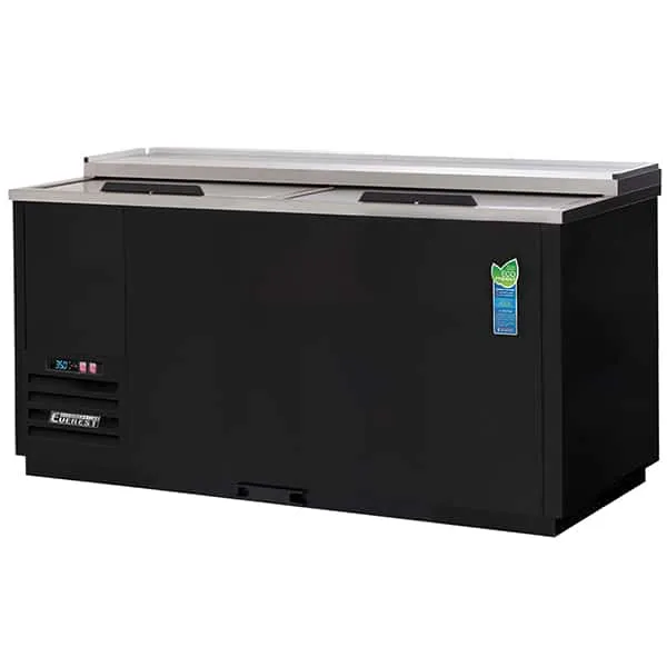 Everest EGC65 Glass and Plate chillers 2 Solid Lid 21 cu.ft.