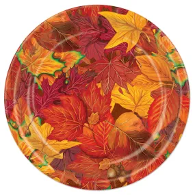 Fall Leaf Plates 9"