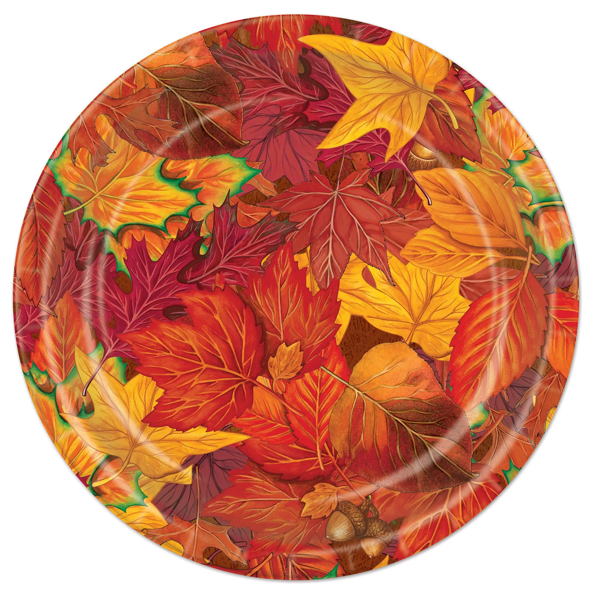 Fall Leaf Plates 9"