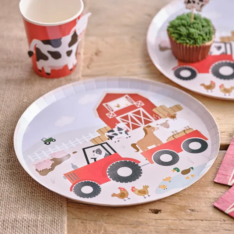 Farm Animals  Eco Friendly Paper Plates