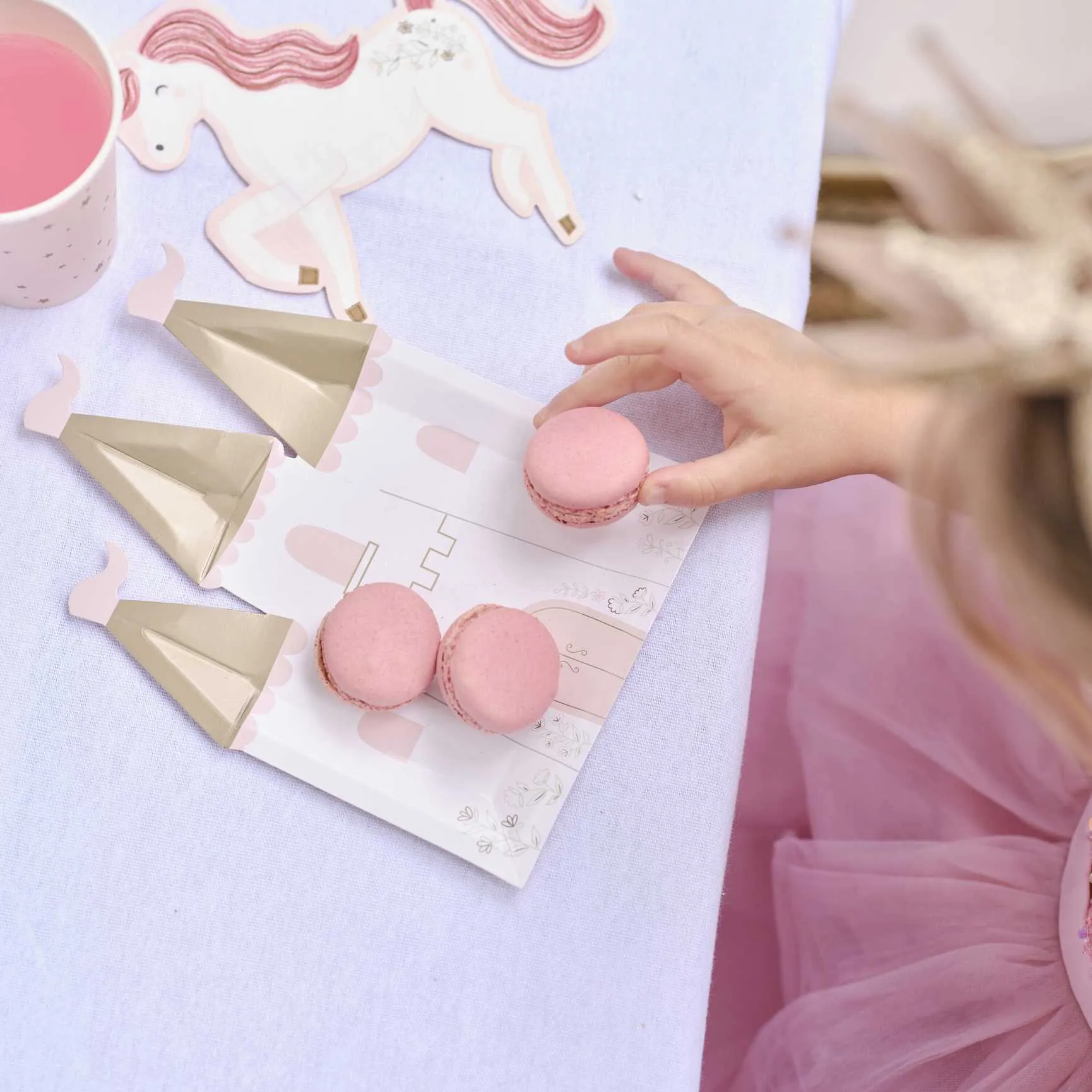 Ginger Ray Princess Castle Paper Party Plates