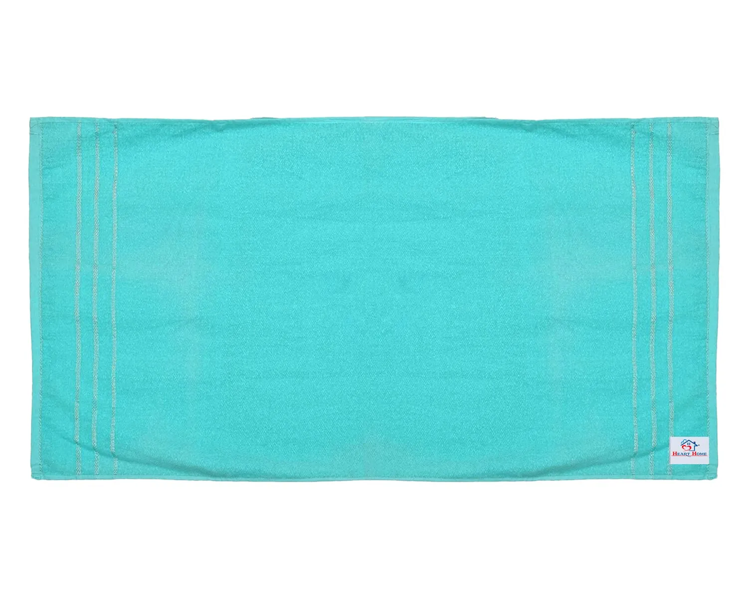 Heart Home Super Soft, Fluffy, Absorbent Cotton Baby, Kids Bath, Face Towel Perfect for Daily Use, 19"x38" (Blue), Standard