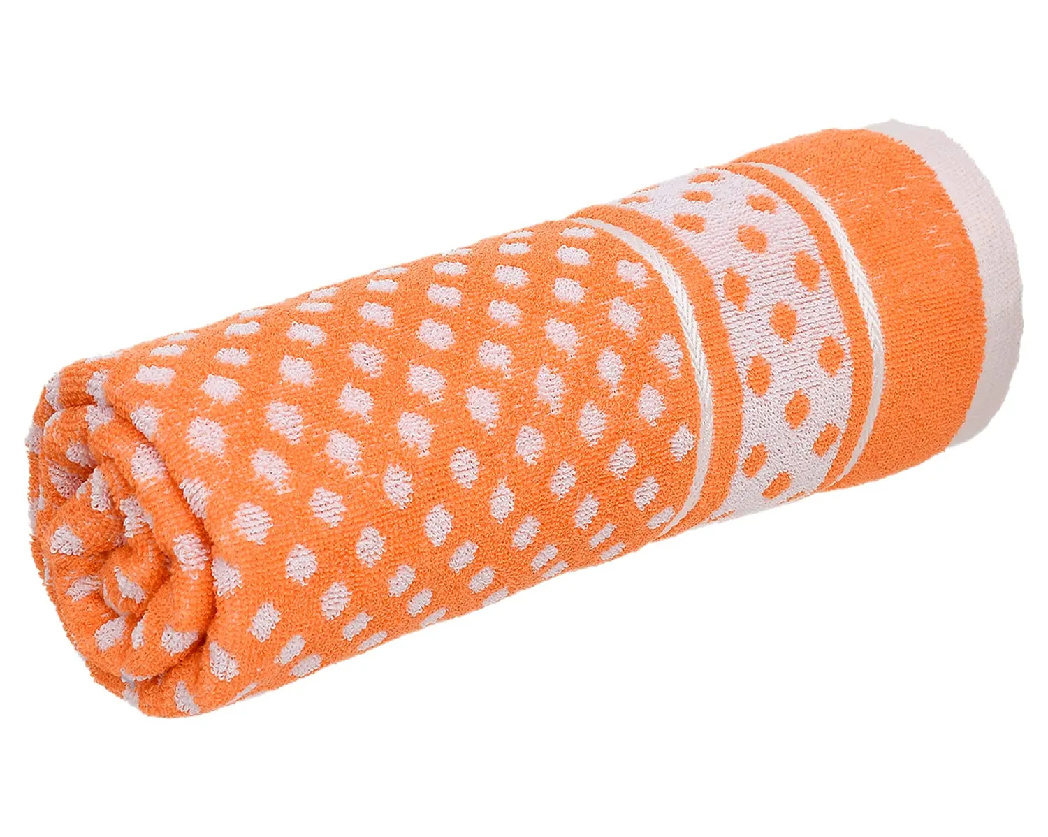 Heart HomeDot Printed Super Soft, Fluffy, and Absorbent, Cotton Bath Towel Perfect for Daily Use, 30"x60"- Pack of 3 (Sky Blue & Pink & Orange)