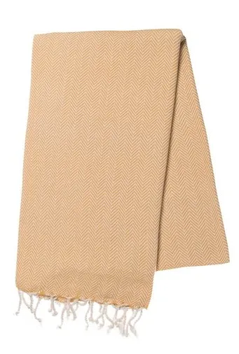 HERRINGBONE DESIGN TURKISH BATH TOWEL