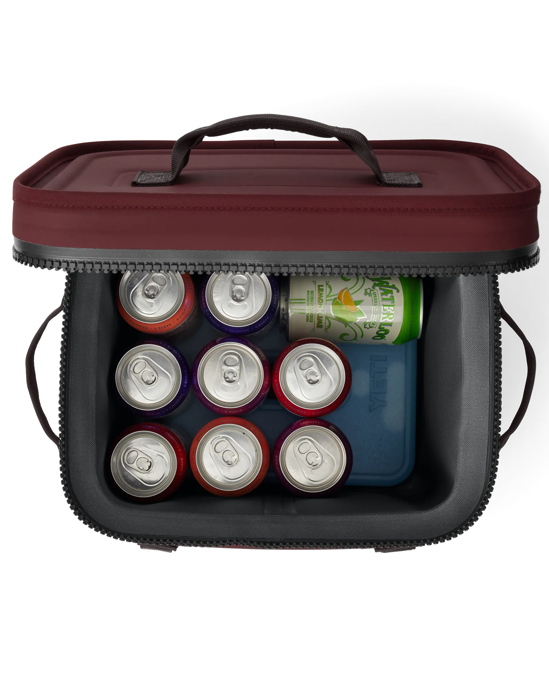 Hopper Flip 12 Soft Cooler in Wild Vine Red