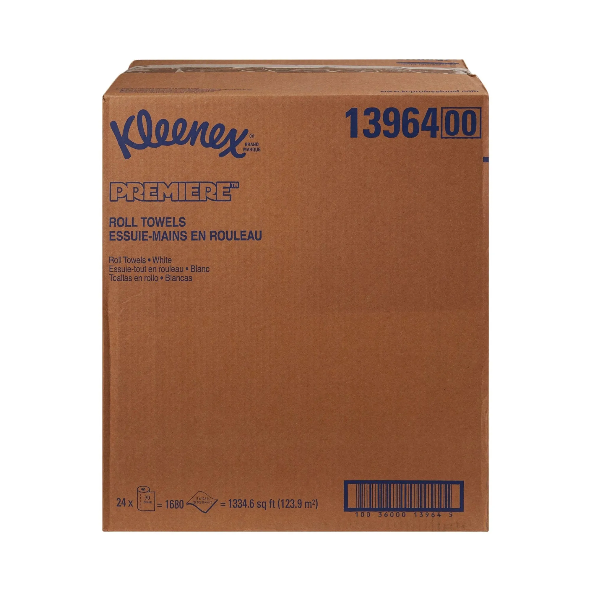 Kimberly Clark Kleenex Premiere Perforated Roll Towels, 1 Ply