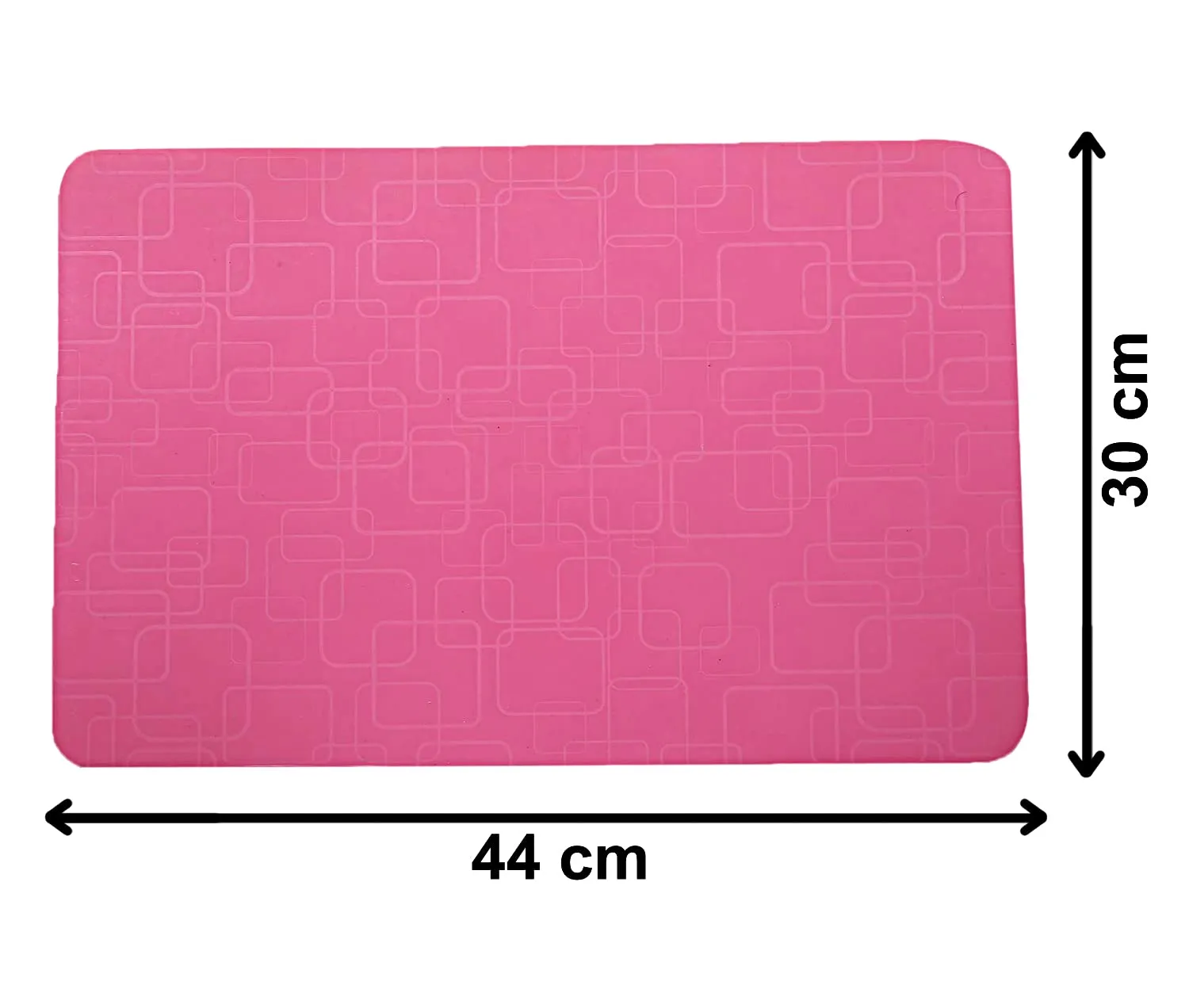 Kuber Industries PVC 6 Piece Dining Table Placemat Set (Pink), Standard (HS39KUBMART021966)
