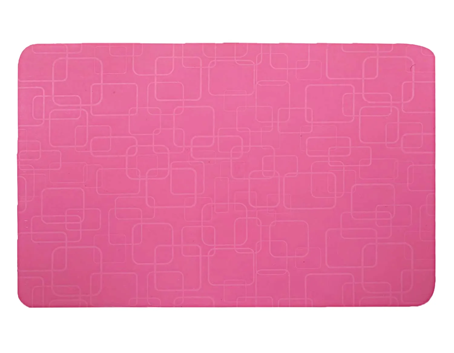 Kuber Industries PVC 6 Piece Dining Table Placemat Set (Pink), Standard (HS39KUBMART021966)
