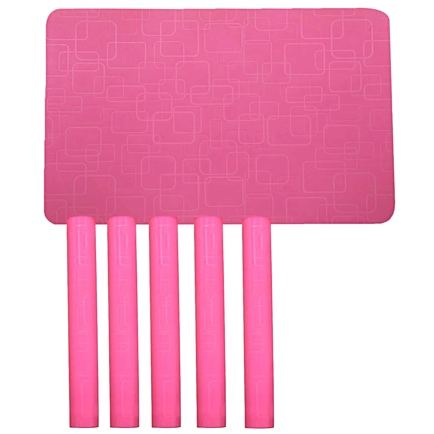 Kuber Industries PVC 6 Piece Dining Table Placemat Set (Pink), Standard (HS39KUBMART021966)