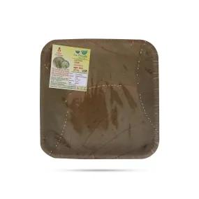 Leaf Plate Double Layer - 10 Pcs Set - Square - 10x10 Inch