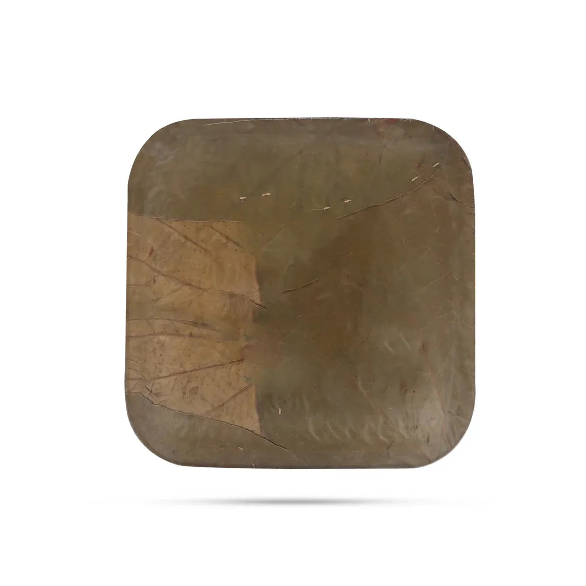 Leaf Plate Double Layer - 10 Pcs Set - Square - 8x8 Inch
