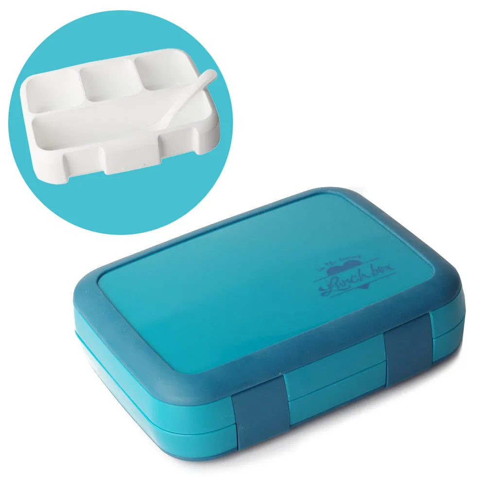 Leak-Proof Japanese Bento Lunch Box with Compartments