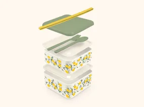 Lemon Squeeze Lunch Size Bento Box