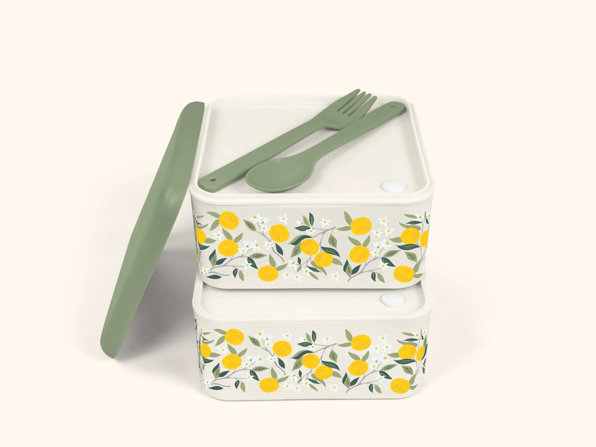 Lemon Squeeze Lunch Size Bento Box