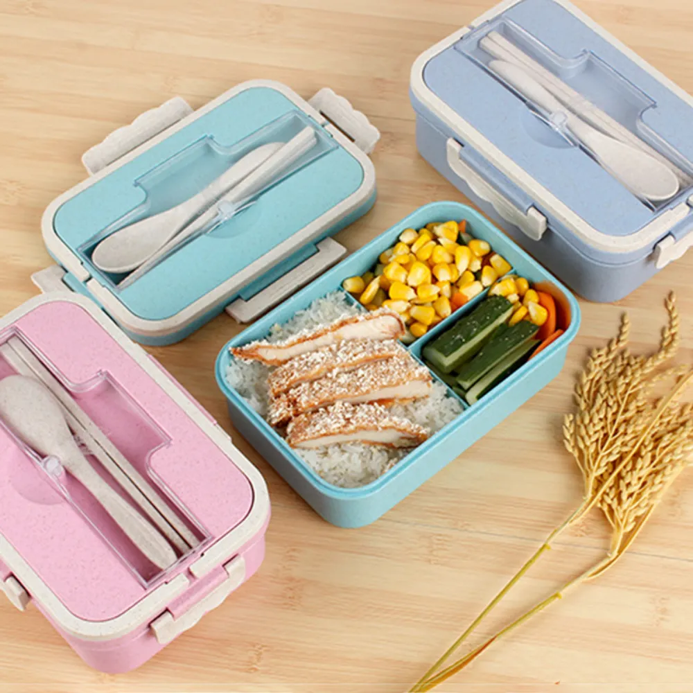 Lunch Boxes With Built-In Utensils