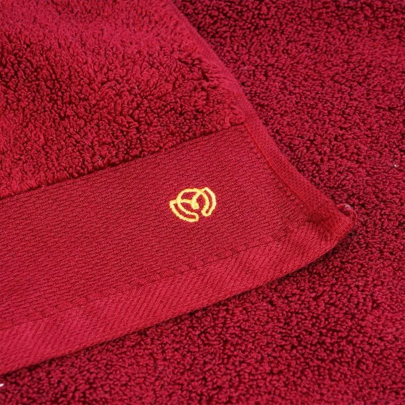 Micro Cotton Soft Serenity Solid Bath Towel - Red