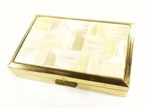 Mother Of Pearl Musical Powder Box 30th Anniversary Gifts For Her