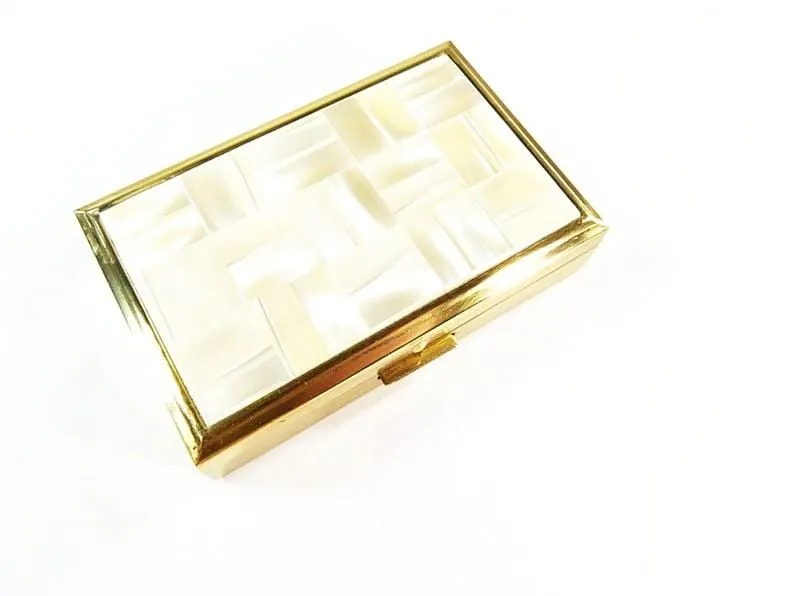 Mother Of Pearl Musical Powder Box 30th Anniversary Gifts For Her