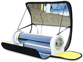 Mrmapmax Solar Oven Portable Oven-4.5L Large Capacity Solar Cooker Outdoor Oven Camping Stove with Thermometer for 2-3 People Backpacking Hiking Family Party