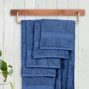 Myst Bath Towel (Navy Blue) - Set Of Four