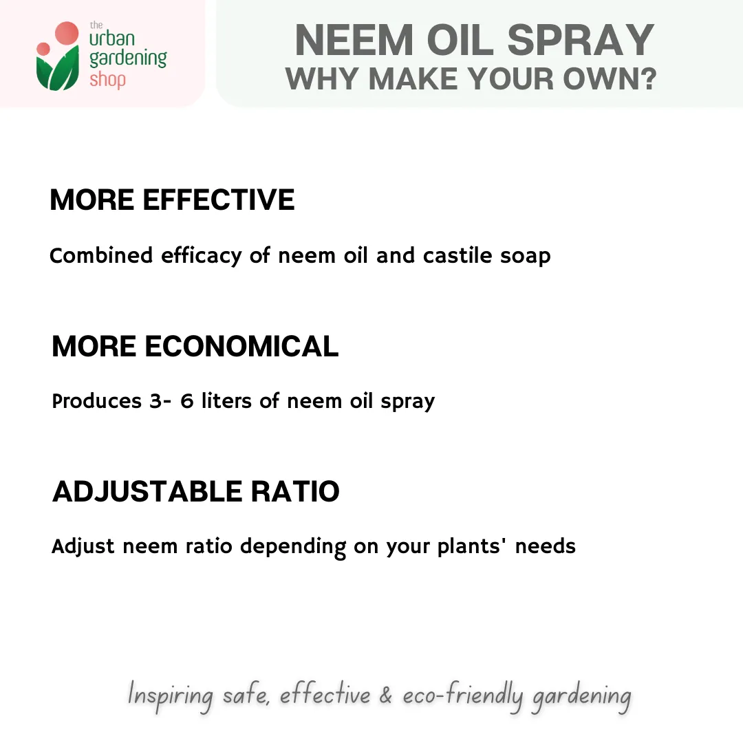 Neem Oil Spray Do-it-Yourself Kit for Gardening Use (Neem   Castile Soap Bundle Kit)