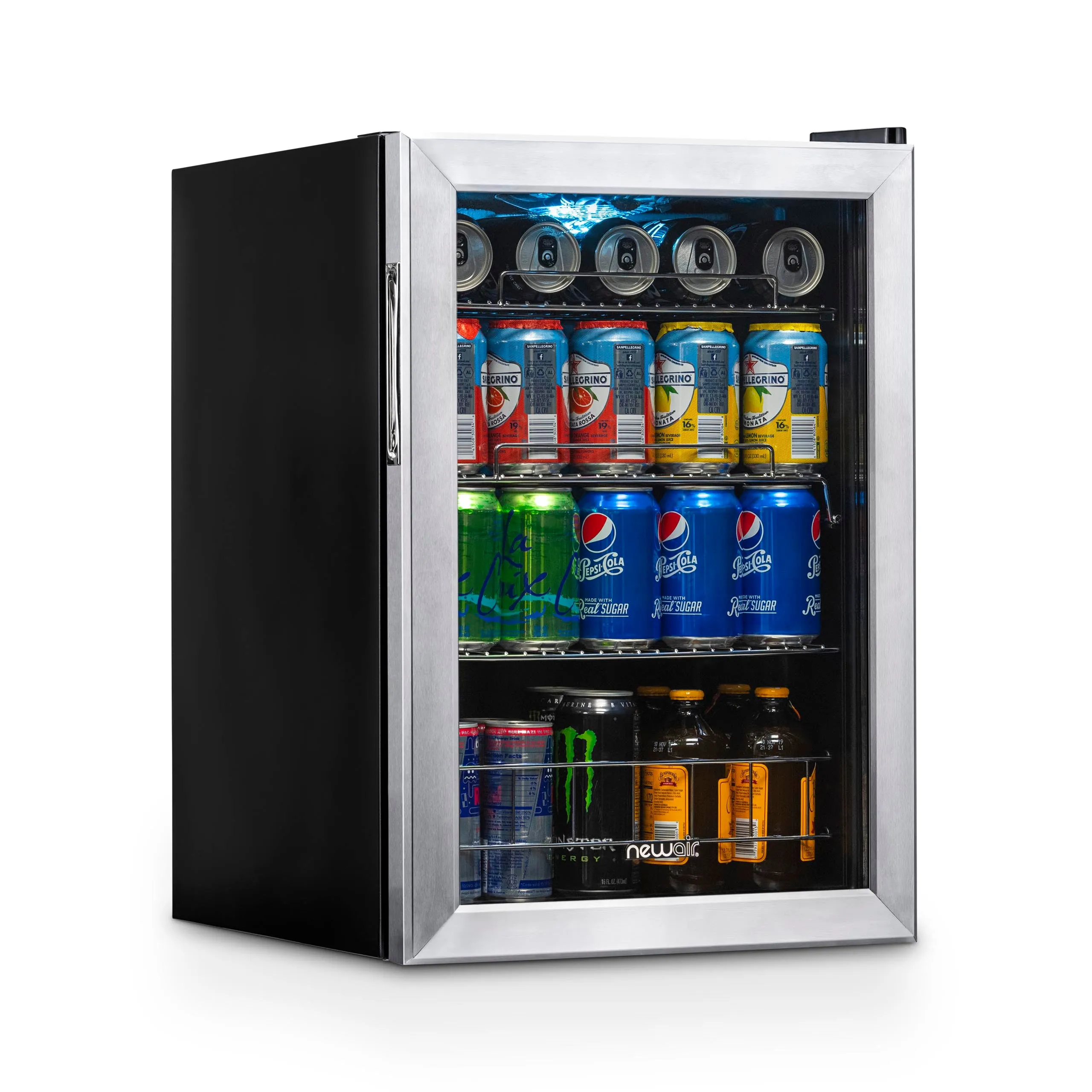 Newair® 90-Can Freestanding Stainless Steel Beverage Fridge -17"